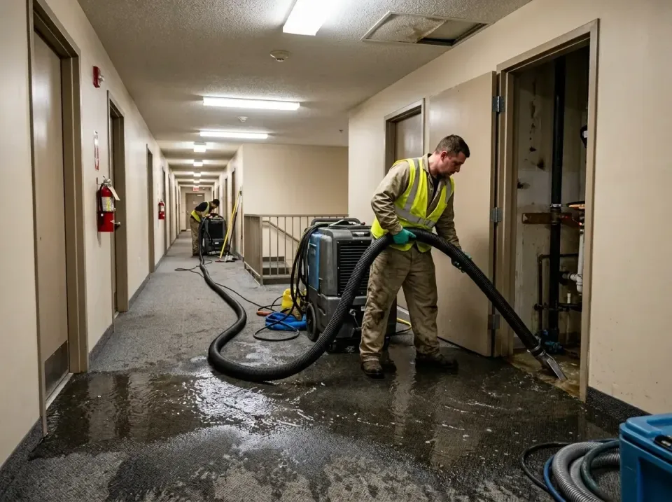 multi-unit-apartment-hallway-f-005 — frequently asked questions, Emergency Burst Pipe Water Extraction & Removal in Port Mon…